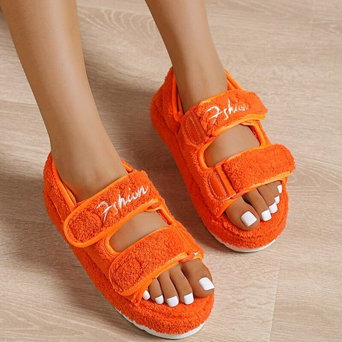 Casual Thick Bottom Women Sandals Orange/Blue/Black/Green