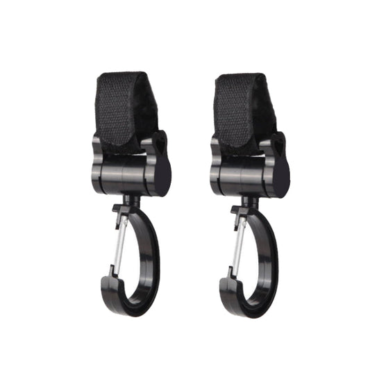 2pcs Universal Baby Stroller Hooks Accessories 360 Degree Sticky